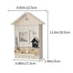 thumbnail image 3 of Muebles de oficina para el hogar, caja decorativa de madera con forma de torre de aves marinas, organizador de llaves para el hogar, armario de madera para llaves., 3 of 6