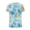 thumbnail image 4 of Casual Summer Tops for Women Over 50 Short Sleeve Shirts for Women Fitted Try Before You Buy, 4 of 5