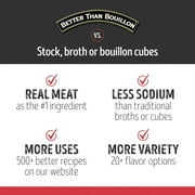 Better Than Bouillon Premium Roasted Beef Base, Shelf-Stable, 8 oz Jar