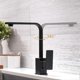 thumbnail image 4 of Single Handle Kitchen Faucet Kitchen Sink Faucet 360 Swivel Sink Faucet Black, 4 of 5