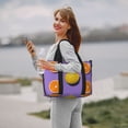 thumbnail image 5 of Travel Duffle Bag Yellow Lemon And Orange Travel Tote Bags Carry on Luggage Waterproof Weekender Bags with Top Handle Adjustable Shoulde Strap for Travel Gym, 5 of 5