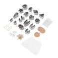 thumbnail image 1 of Clay Earing Cutters, Light Weight 30 Circle Shape Stainless Steel  Clay Cutters Set  For Jewelry Making, 1 of 8
