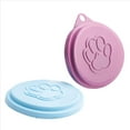 thumbnail image 2 of 2 Piezas Cubiertas de Alimentos Hojuela Lata para Perro Mascota Reutilizable con Estampado Tapas Plástico Latas Mascotas Frescas -Color Aleatorio, 2 of 9