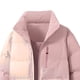 thumbnail image 4 of Ceisia Men's casual solid color warm stand collar zipper coat Gift pocket long sleeve outerwear, 4 of 4