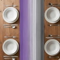 thumbnail image 6 of Purple Gray Ombre Table Runner - 70 Inch Long, Kitchen Dining Table Runner Dresser Scarves, Vintage Country Wooden Farmhouse Decor for Coffee Tables Wedding Party Banquet, 6 of 8