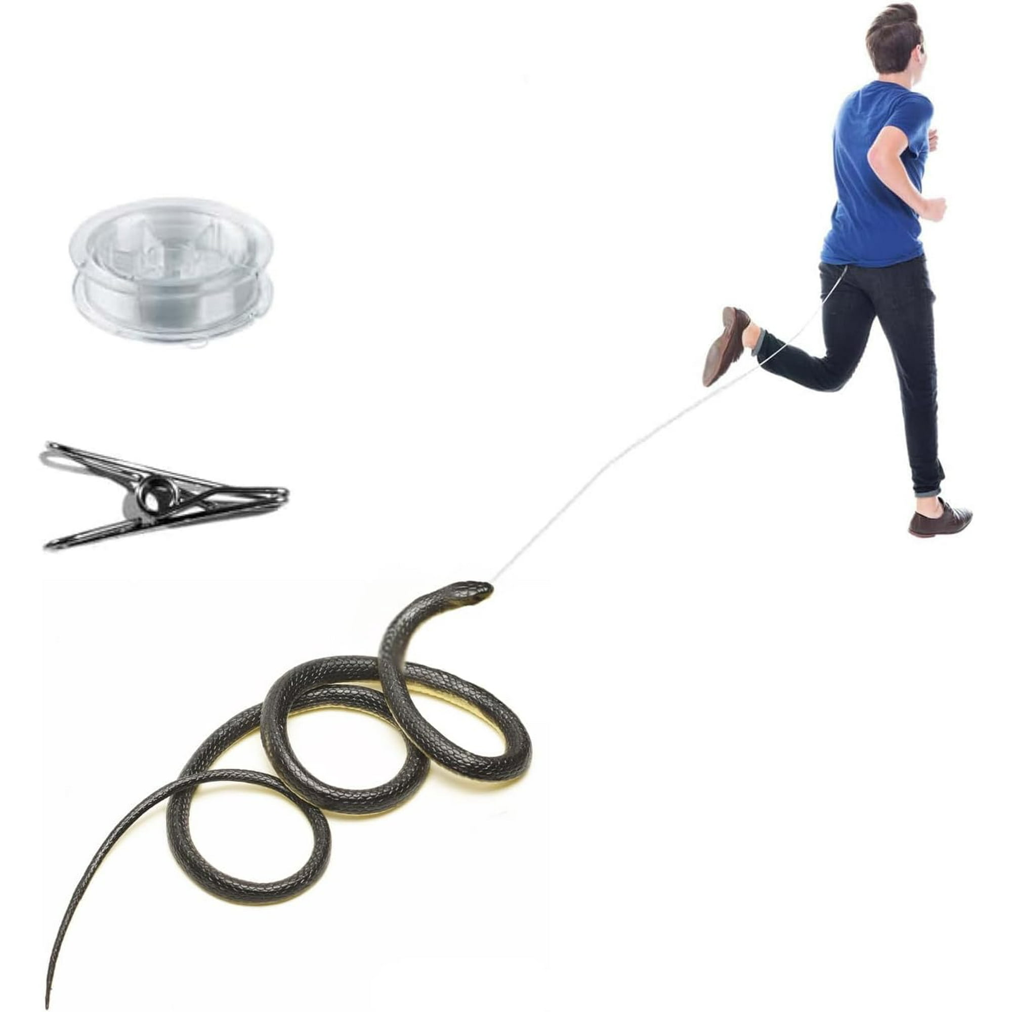 Snake on a string prank shop
