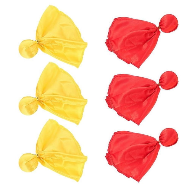 Referee Flags Football Set Foldable Yellow Penalty Tool For Game Efficiency 6 Pcs