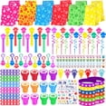 thumbnail image 1 of Set de recuerdos de fiesta PLOUGVI 232 piezas con estampado de patas para cumpleaños de niños, 1 of 6