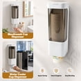 thumbnail image 6 of INCTUO Cup Dispenser Wall Mounted Bathroom Cup Holder, 3oz-5oz Disposable Paper Cup Plastic Cup Dispenser, Water Cooler Dispenser Cup Holder with Paste Plate for Home Office Hospital Gym, 6 of 7