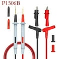 thumbnail image 1 of Multimeter Test Lead Kit with Push On Alligator Clip Stackable Banana Plug Hook, 1 of 5
