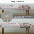 thumbnail image 5 of Whosucclay Cherry Blossom Wood Print Stretch Dining Bench Cover, Wear Resistant Bench Slipcover Washable Bench Seat Protector Rectangle Bench Cover for Dining Room, Living Room, Bedroom, 5 of 7