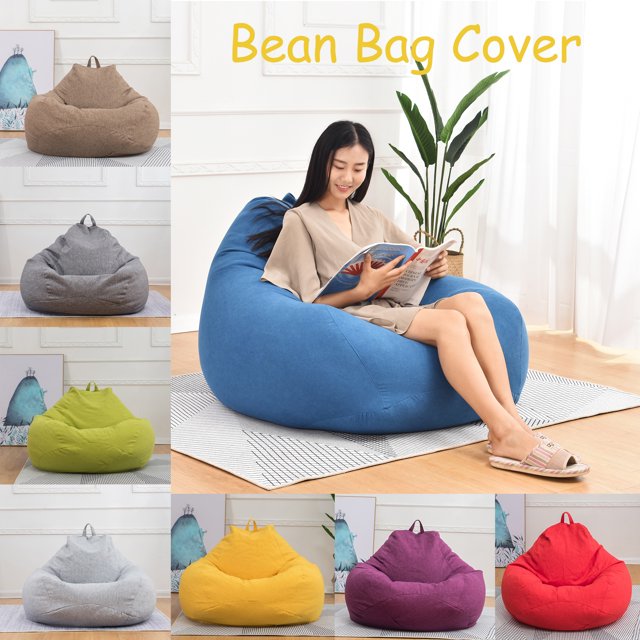 Housse de Pouf Décorative Intérieure Multicolore pour Maison, Chaise Tatami, Canapé de Repos, Fauteuil Lounge, Housse Douce et Lavable (Remplissage Non Inclus)