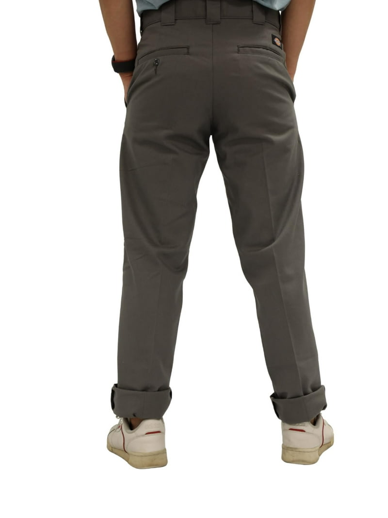 Dickies Men's Slim Tapered Work Pants Stretch Twill, Wrinkle