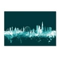 thumbnail image 2 of Trademark Fine Art "London England Skyline Teal" Canvas Art by Michael Tompsett, 2 of 4