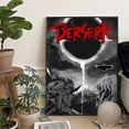 thumbnail image 3 of Póster de Anime B-Berserk-Guts, pintura de arte de pared, cuadro sobre lienzo, decoración del hogar, póster para sala de estar, sin marco, 3 of 5