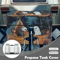 thumbnail image 3 of Yuyamidu Skull Ghost Propane Tank Cover Camping Double 40LB Camper Propane Tank Cover for RV Trailer Weather Resistant Trailer Travel Accessories, 3 of 8