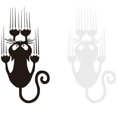 thumbnail image 1 of Pegatinas para coche con forma de gato en blanco y negro, divertidas y bonitas, que caen con arañazos de gato, juego de 2 pegatinas (gato), 2 piezas ShuxiuWang 8390613567031, 1 of 1
