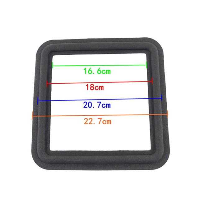 Kit de Accesorios de Repuesto para Altavoz de 12 PULGADAS para Reparación de Altavoces Cuadrados para -55W -66 -930 con Esponja Lateral de Espuma