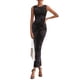 thumbnail image 2 of Vestido PRETTYGARDEN 2026 sin mangas de malla con fruncido, maxi XL, 2 of 7