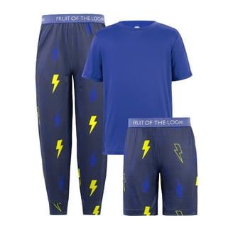 Fruit of the Loom Men's Lounge Pajama PJ, 2-pack Jersey Knit Sleep