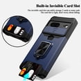thumbnail image 2 of ORUYROP for Google Pixel 7 Case,Multi-Functional Pixel 7 Wallet Case with Card Holder,Sliding Camera Cover & Ring Holder Magnet Kickstand Protective Phone Case for Google Pixel 7 5G(2022),Blue, 2 of 7
