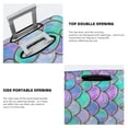 thumbnail image 4 of Retro green pink fish scale Luggage Cover Anti Scratch, Elastic Suitcase Protector Suitcase Covers for Luggage Fits 18-32 Inch Luggage, 4 of 5
