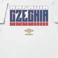 thumbnail image 2 of Umbro Men's Czechia Stacked Soccer T Shirt (White, S-XXXL), 2 of 4