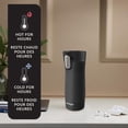 thumbnail image 3 of Contigo West Loop 3.0 Tasse de Voyage en Acier Inoxydable avec Crochet pour Sachet de Thé et Couvercle Anti-Déversement, Tasse Réutilisable à Isolation sous Vide pour Café et Thé, 16 oz (473 ml), Noir - Garde les Boissons Chaudes jusqu'à 11 Heures, 3 of 8
