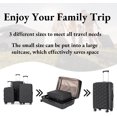 thumbnail image 3 of Luggage Sets 3 Pieces, Expandable PP Carry On Luggage with TSA Lock and Spinner Wheels for Family or Business Travel, Lightweight Luggage Sets of 20-inch, 24-inch, 28-inch (Black), 3 of 9