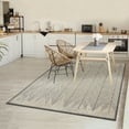 thumbnail image 3 of Luxe Weavers Tribal Geometric Gray 9x12 Area Rug, Stain Resistant Carpet, 3 of 9