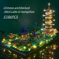 thumbnail image 2 of Hangzhou West Lake Architecture Building Sets, Kimiangel 5186PCS Mini Building Blocks Architecture Model Micro Blocks Toys Gifts for Kids Adults, Blossom Tree Building Set, 2 of 7