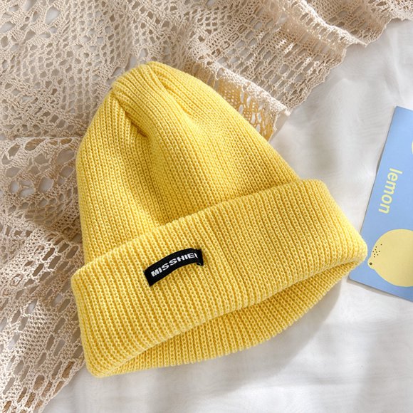 Unisex Winter Thicken Hat Warm Hat For Men And Women Ear Warm Hat Baseball Caps hats for men Yellow