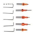 thumbnail image 3 of Taladro escalonado para tornillos avellanador de taladro sin deslizamiento para plástico para carpintería ANGGREK Otros, 3 of 8