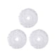 thumbnail image 1 of Cabezal de repuesto TUNC para fregona giratoria blanca 16cm 3 uds de algodón de microfibra, 1 of 5