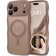thumbnail image 1 of wonima11 CAPRARO Magnetic for iPhone 17 Pro Max Case for Women Girls, Upgraded [Full Camera Protection] [Compatible with MagSafe] Cute Wave Translucent Matte Phone Case for iPhone 17 Pro Max, Brown, 1 of 1