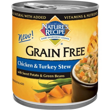 Creole Chicken Recipe - (12 Pack) Nature's Recipe Grain Free Chicken & Turkey Stew Wet Dog Food, 10-Ounce