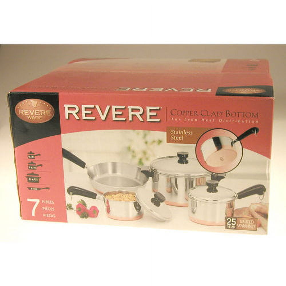 Revere Ware Childs Cook Set, Bakelite Handles, Copper Clad Bottoms, 11 Pc  Play Set, Toy Kitchen Cookware, Beautiful Cond, Vntg 