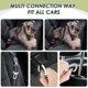 thumbnail image 2 of Dog Safety Vest Harness With Seatbelt, Dog Car Harness Seat Belt Adjable Pet Harnesses (medium, - Double Clip), 2 of 3