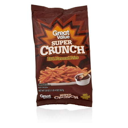 Great Value Super Crunch BBQ Flavored Fries, 20 oz