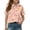 Pink #11, variant on Girls School Uniform Short Sleeve Henley Cute Cartoon Animal Print Polo Shirts Button Closure Causal Comfy T Shirts, 120