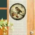 thumbnail image 2 of A Vintage Bird with a Cherry Round Wooden Sign, 8X8 Inches, 2D Printed Wooden Wall Art, Suitable for Home, Kitchen, Garden, And Office Decor - The Perfect Holiday Gift., 2 of 7