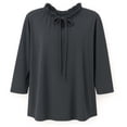 thumbnail image 1 of Blusa George para Mujer, Manga 3/4 Negro Talla Eg, 1 of 4