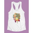 thumbnail image 3 of Artshine Carnivale Color Flowers Racerback Tank Women -Katie Lloyd Designs, Female Large, 3 of 4