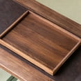 thumbnail image 4 of Square Wooden Tea Tray for Dry Brewing and Cup Organization - Multi-Purpose Snack and Fruit Serving Platter, Space-Saving Home Kitchen Accessory, 4 of 6