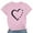 Pink, variant on Kayannuo Womens Tops Shirts for Women Valentine's Day Women's Casual Round Neck Short-sleeved Printed T-shirt Top