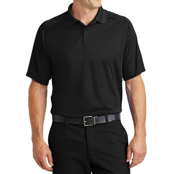 Mafoose Men's Dry Zone Raglan Polo Shirt Black X-Small