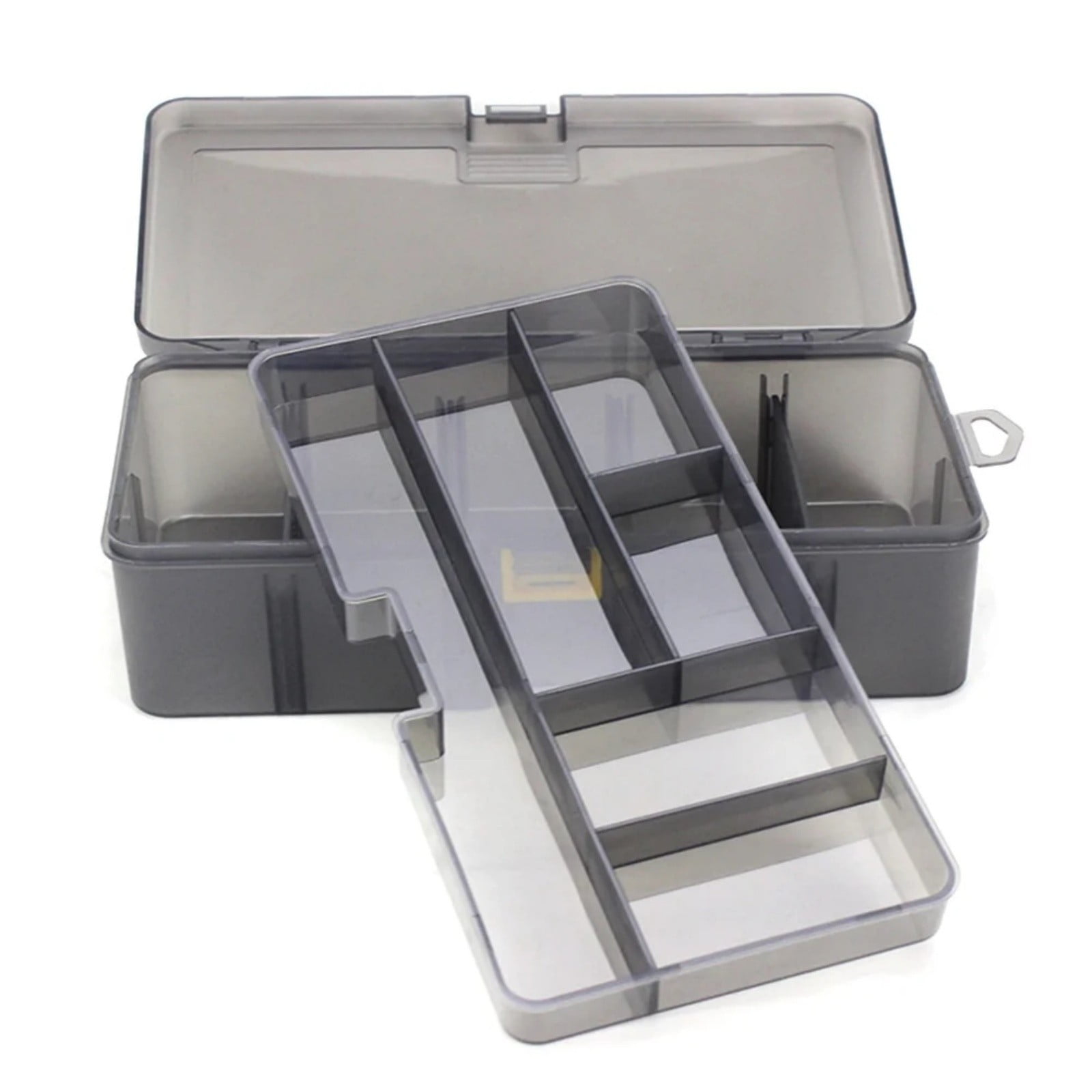 clear plastic tackle box 2 tier DAITOS 101 Case 12" x 5" (2 Tier) Made in Japan [Meiho] 4963189902205 This organizing container can help you save space and reduce clutter in your home Plano Stowaway 2-Tier Large Tackle