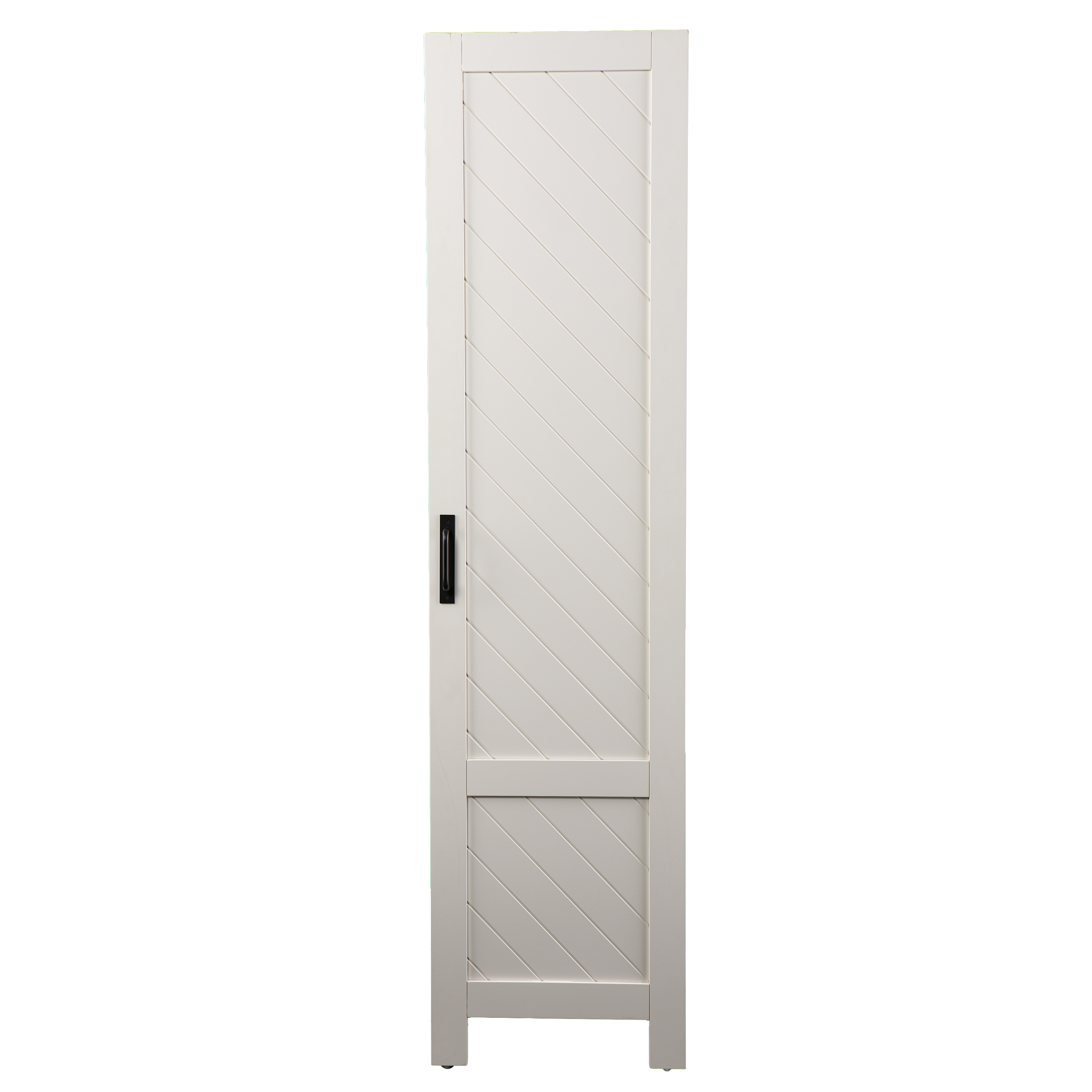 Southern Enterprises Trileigh Modern Farmhouse Style 3-Panel Room Divider in White finish - image 4 of 7