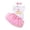 00&Pink1608, variant on Tiijoy Baby Girls 1St Birthday Outfits Flutter Sleeve Romper Tutu Skirt Headband 3Pcs Set