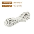 thumbnail image 2 of Unique Bargains 15M/49.21Ft Silicone Window Screen Spline Sealing Strip, 4.5mm OD White, 2 of 6